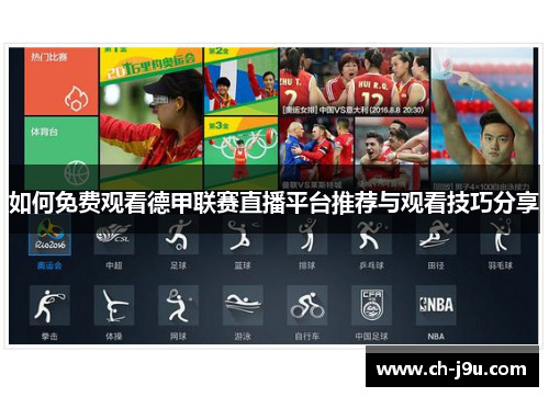 如何免费观看德甲联赛直播平台推荐与观看技巧分享